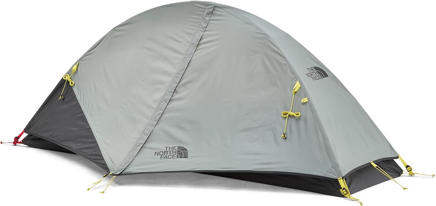 imageThe North Face Tents Stormbreak 1 OnePerson Camping Tent High Low Ventilation Openings for Optimal Airflow Water Repellent FinishAgave GreenAsphalt Grey