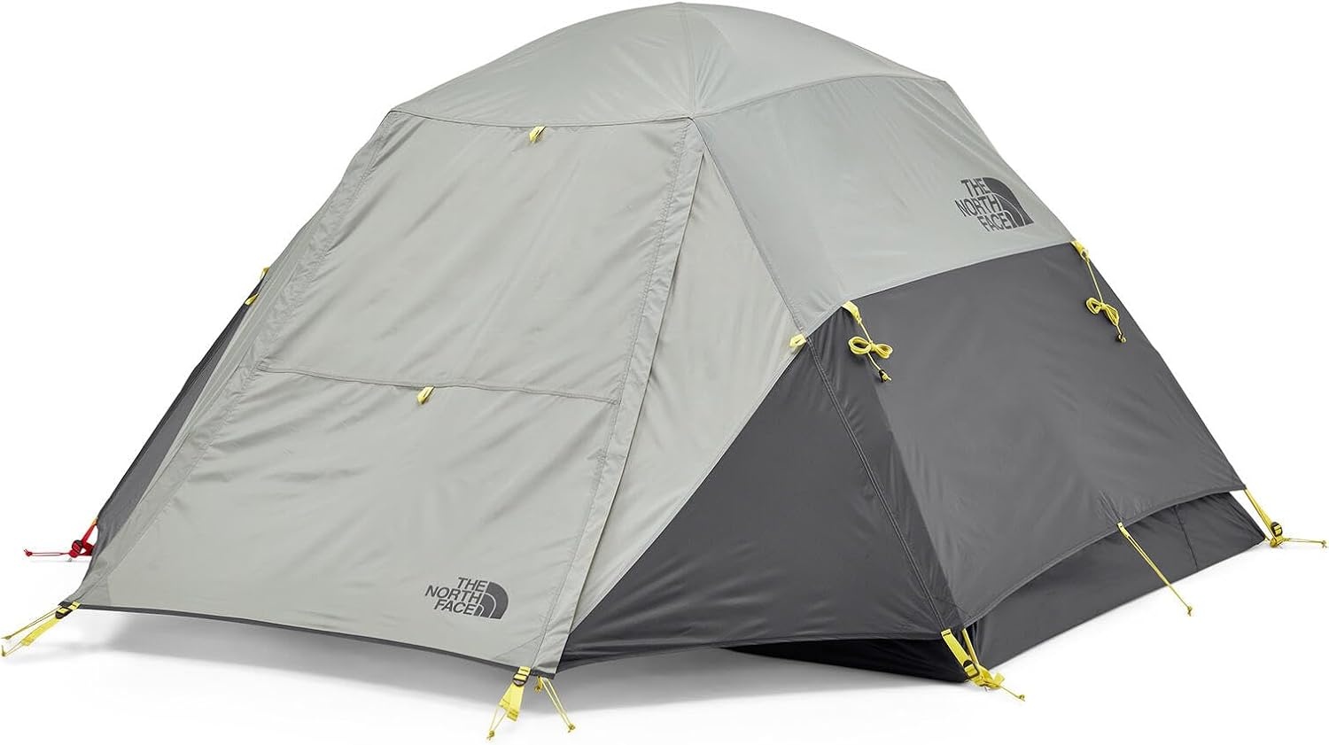 imageThe North Face Tents Stormbreak 3 ThreePerson Camping Tent High Low Ventilation Openings for Optimal Airflow Water Repellent FinishAgave GreenAsphalt Grey