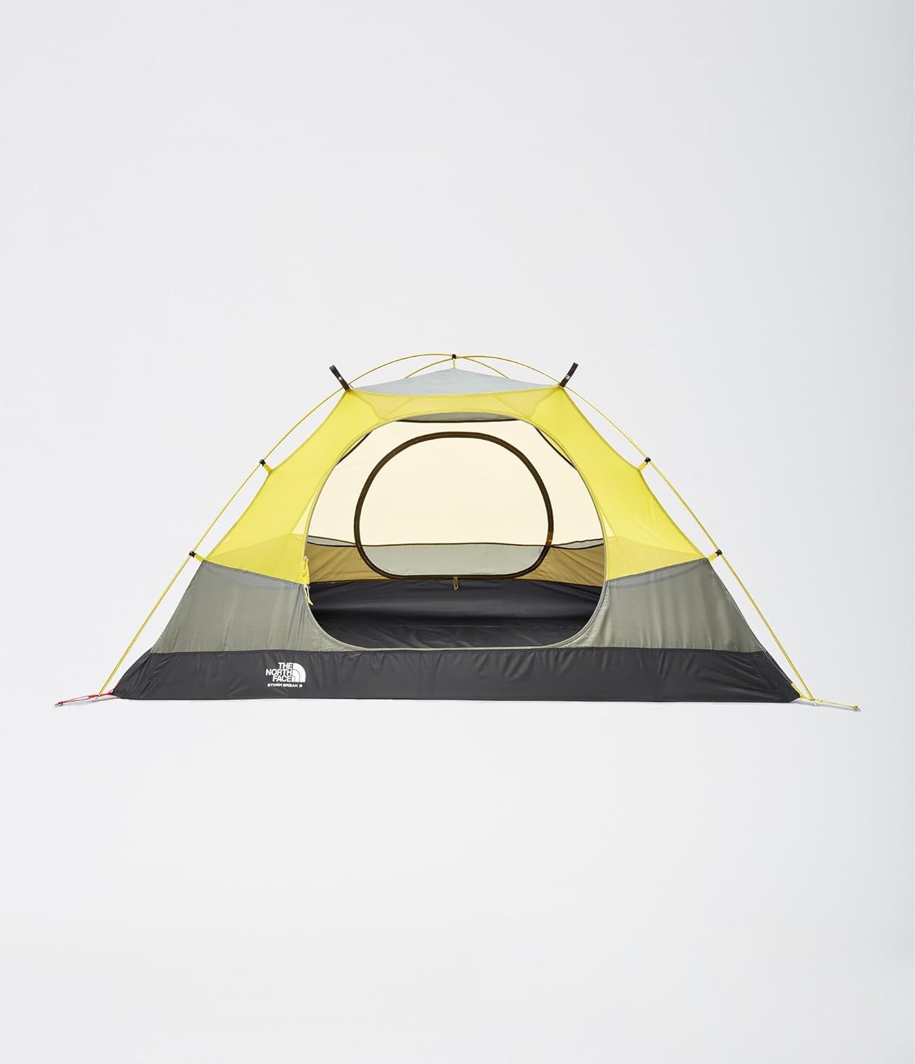 imageThe North Face Tents Stormbreak 3 ThreePerson Camping Tent High Low Ventilation Openings for Optimal Airflow Water Repellent FinishAgave GreenAsphalt Grey