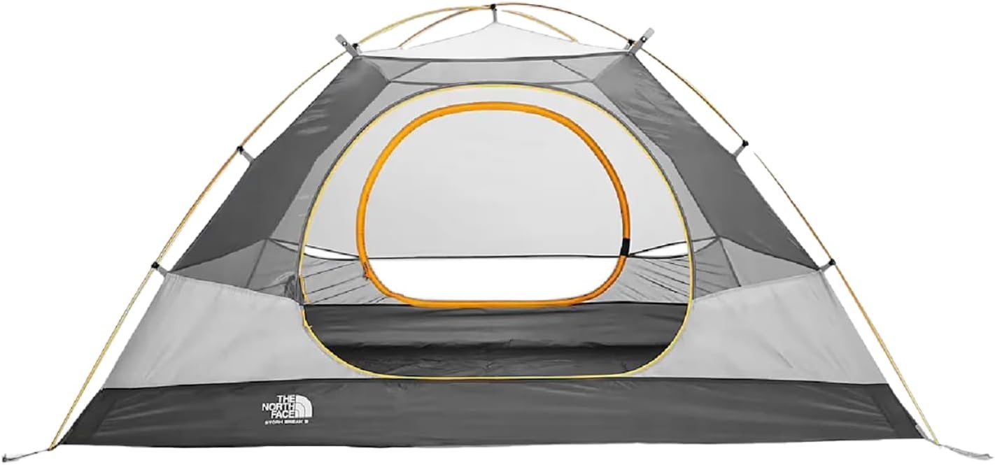 imageThe North Face Tents Stormbreak 3 ThreePerson Camping Tent High Low Ventilation Openings for Optimal Airflow Water Repellent FinishGolden OakPavement
