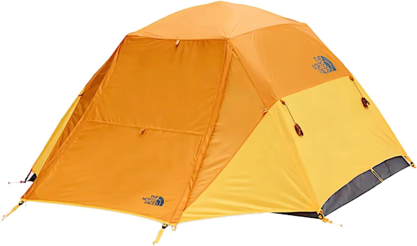 imageThe North Face Tents Stormbreak 3 ThreePerson Camping Tent High Low Ventilation Openings for Optimal Airflow Water Repellent FinishGolden OakPavement
