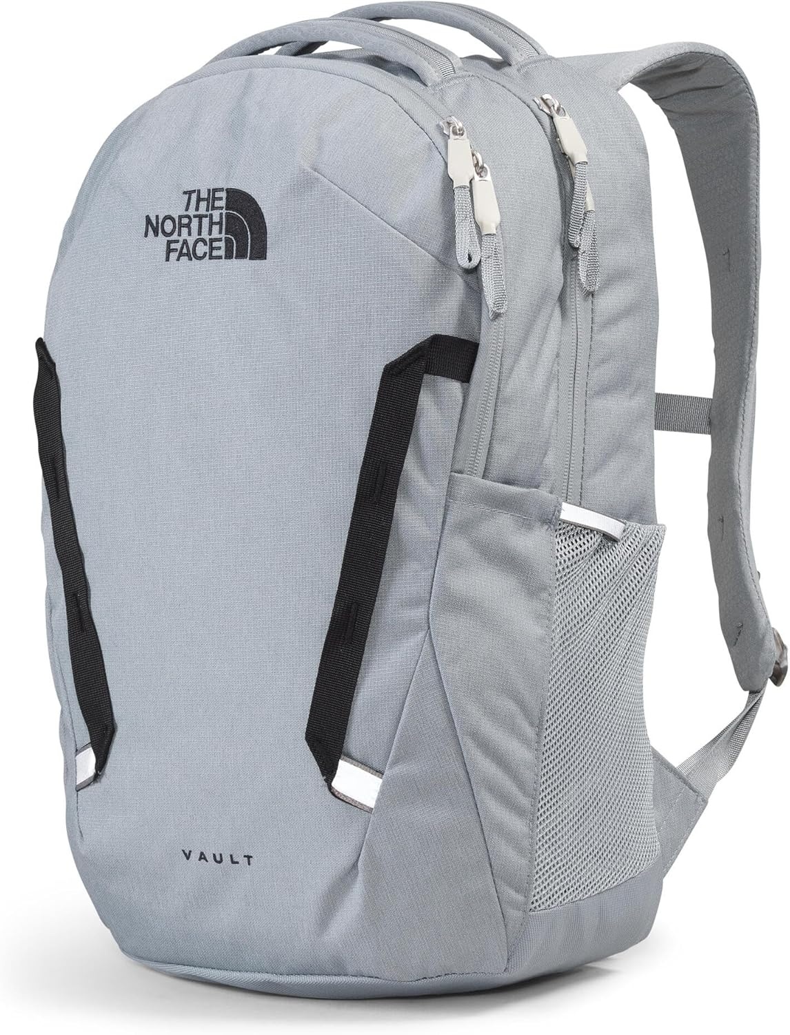 imageThe North Face Vault Everyday Laptop Backpack Commuter Travel Bag WaterRepellent Finish Spacious Compartment Mid Grey Dark HeatherTNF BlackNPF One SizeMid Grey Dark HeatherTnf Blacknpf