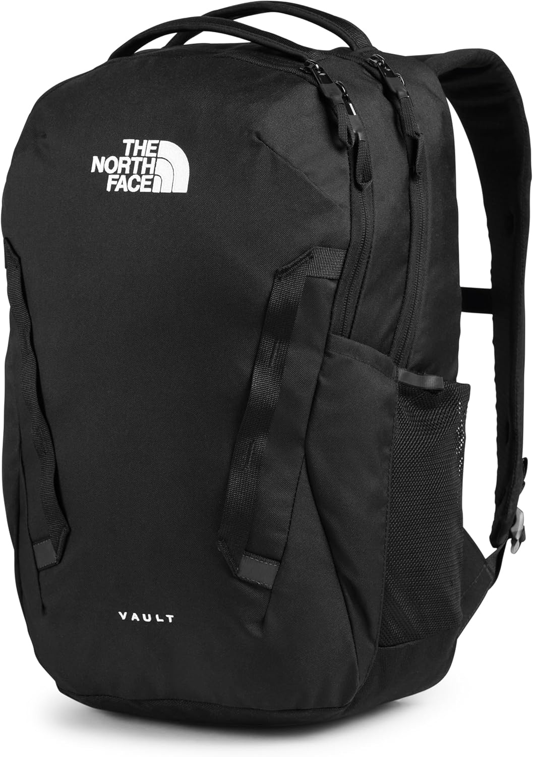 imageThe North Face Vault Everyday Laptop Backpack Commuter Travel Bag WaterRepellent Finish Spacious Compartment Mid Grey Dark HeatherTNF BlackNPF One SizeTnf Blacknpf