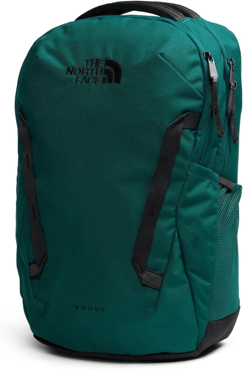 imageThe North Face Vault Everyday Laptop Backpack Commuter Travel Bag WaterRepellent Finish Spacious Compartment Mid Grey Dark HeatherTNF BlackNPF One SizePacific TealTnf Black