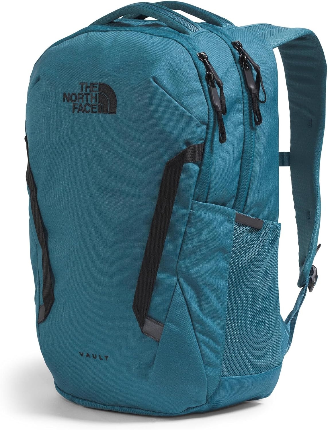 imageThe North Face Vault Everyday Laptop Backpack Commuter Travel Bag WaterRepellent Finish Spacious Compartment Mid Grey Dark HeatherTNF BlackNPF One SizeSpaceTnf Black