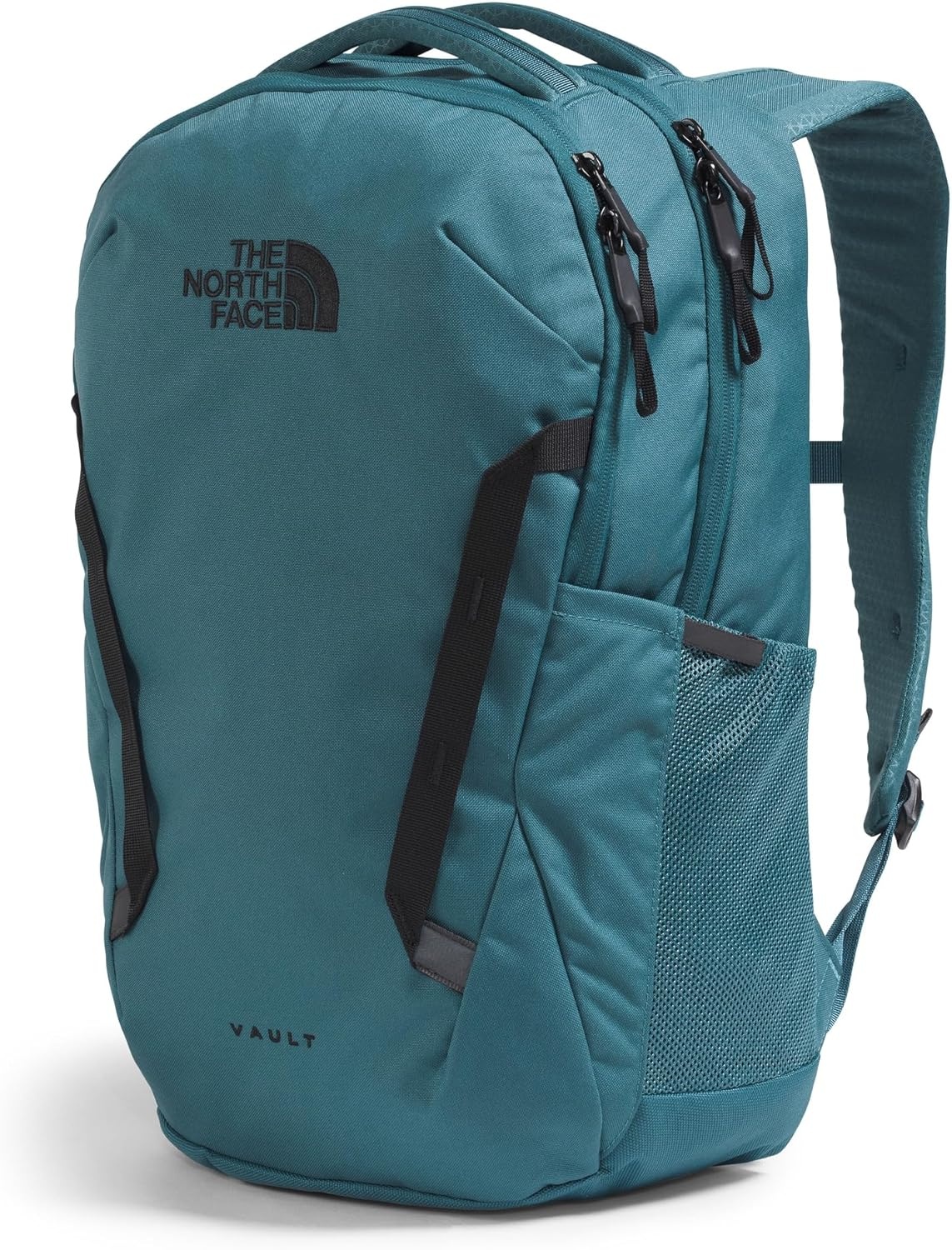 imageThe North Face Vault Everyday Laptop Backpack Commuter Travel Bag WaterRepellent Finish Spacious Compartment Mid Grey Dark HeatherTNF BlackNPF One SizeSpaceTnf Black