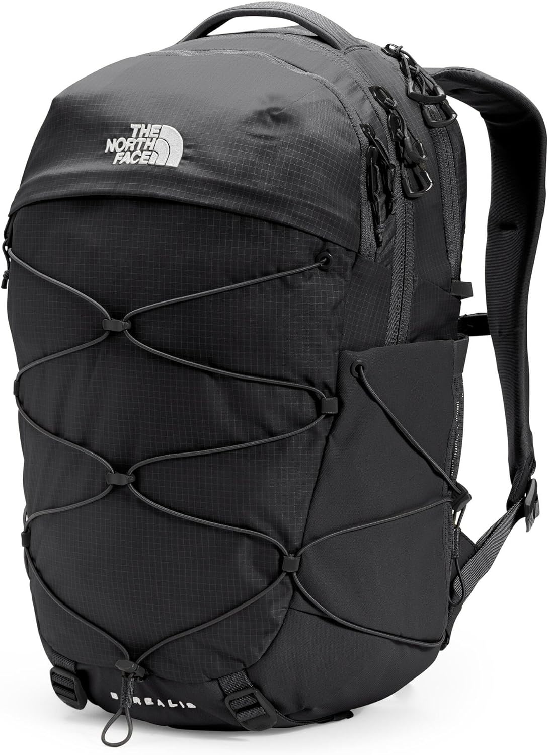 imageThe North Face Womens Borealis Commuter Laptop Backpack Everyday Travel Bag Laptop Sleeve Reflective Details Stone Slab Light HeatherStone Slab One SizeTnf BlackTnf Whitenpf