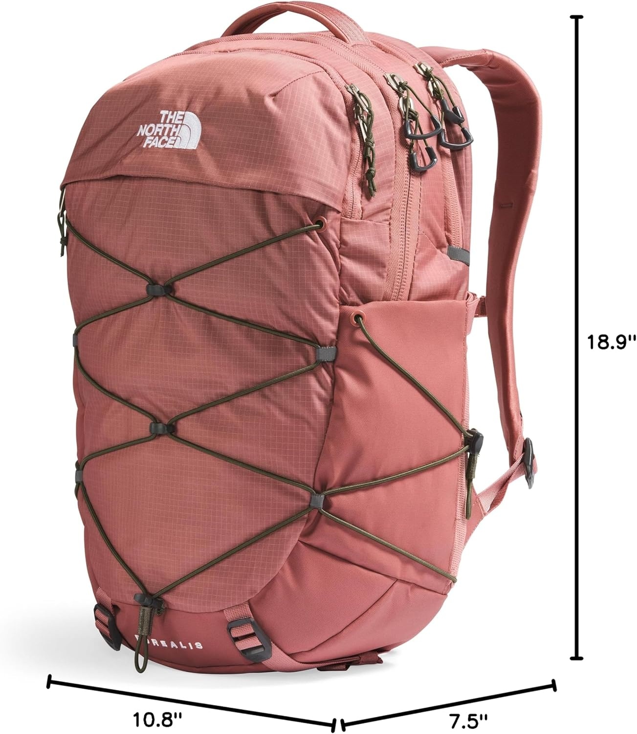 imageThe North Face Womens Borealis Commuter Laptop Backpack Everyday Travel Bag Laptop Sleeve Reflective Details Stone Slab Light HeatherStone Slab One SizeLight MahoganyNew Taupe Green