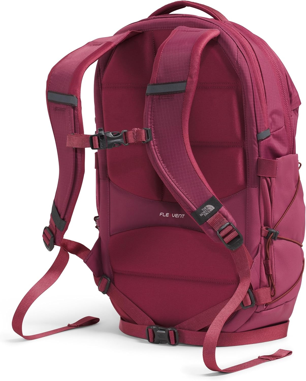 imageThe North Face Womens Borealis Commuter Laptop Backpack Everyday Travel Bag Laptop Sleeve Reflective Details Stone Slab Light HeatherStone Slab One SizeCyber BerrySumac