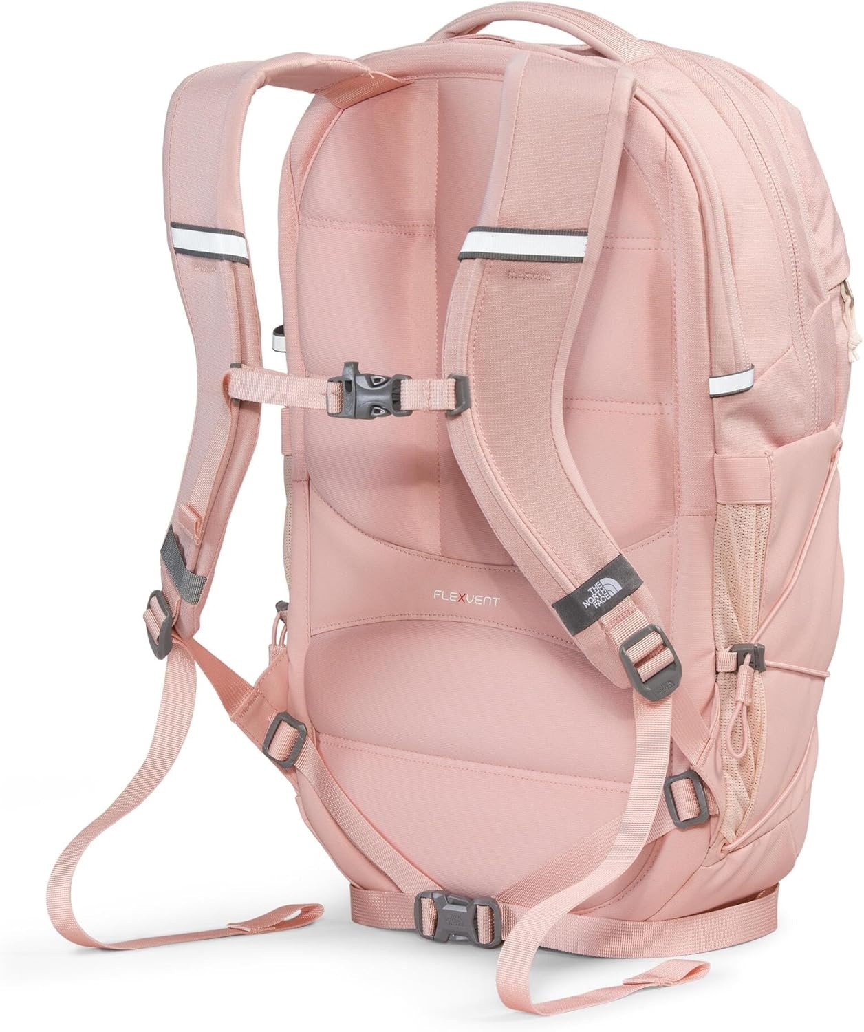 imageThe North Face Womens Borealis Commuter Laptop Backpack Everyday Travel Bag Laptop Sleeve Reflective Details Stone Slab Light HeatherStone Slab One SizePink Moss Dark HeatherGardenia Whitenpf