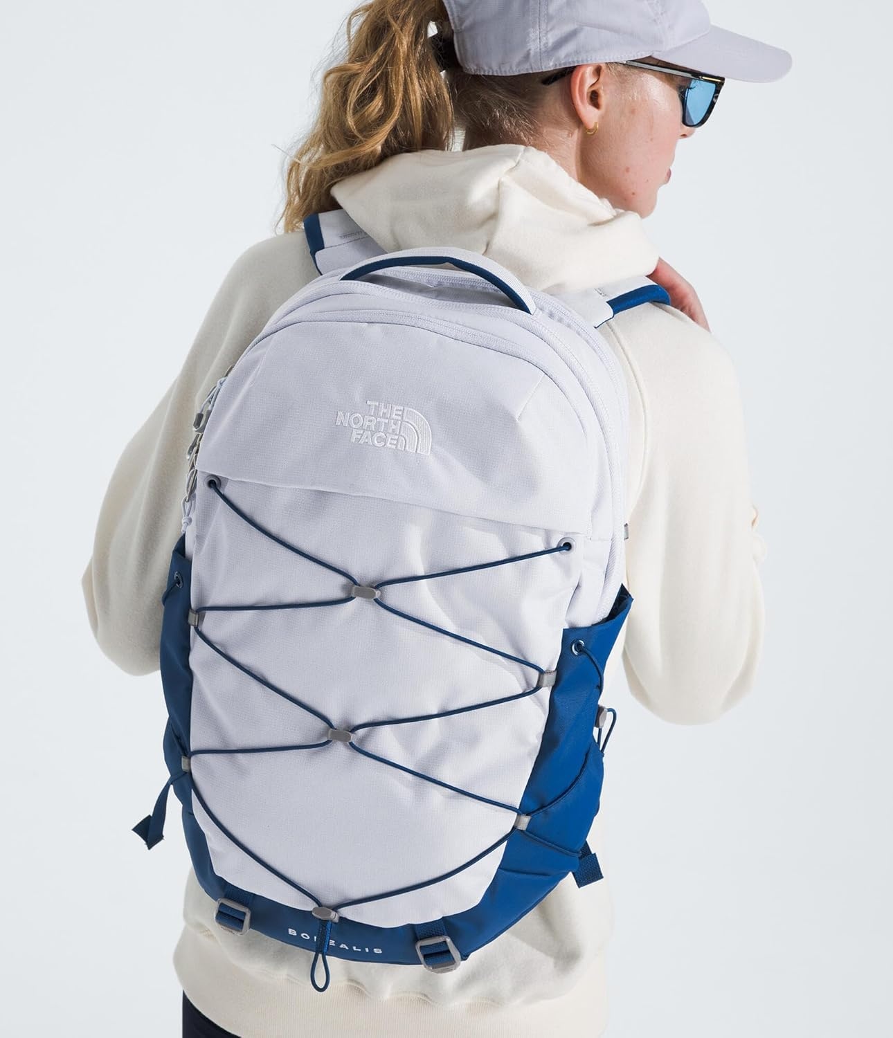 imageThe North Face Womens Borealis Commuter Laptop Backpack Everyday Travel Bag Laptop Sleeve Reflective Details Stone Slab Light HeatherStone Slab One SizeMystic Haze Dark HeatherEstate Blue