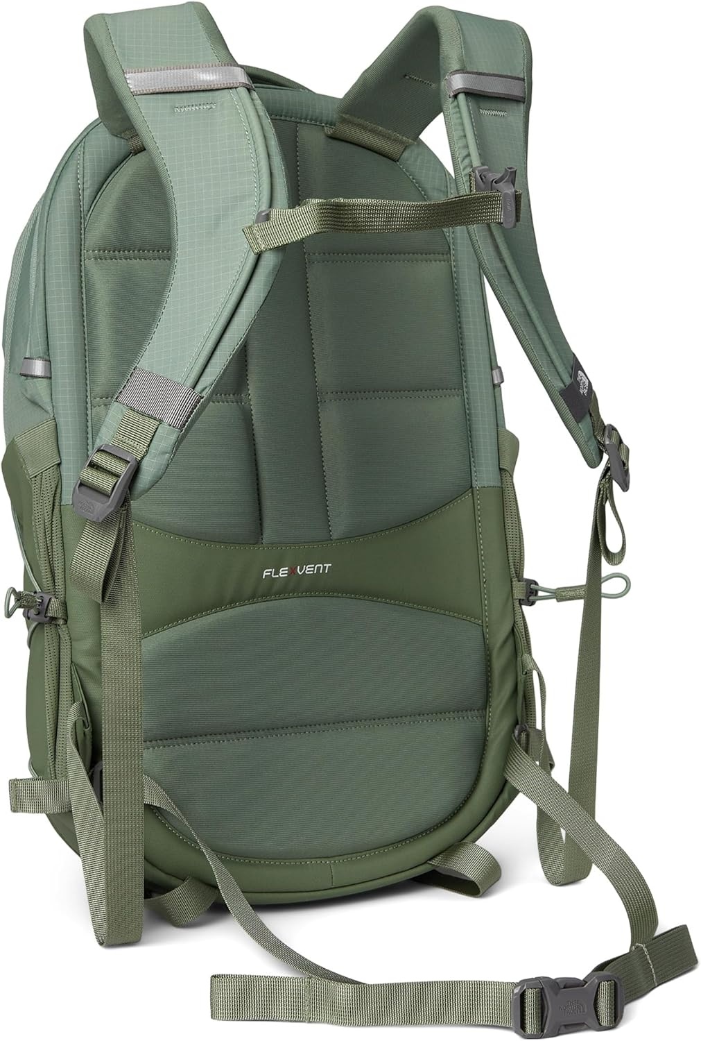 imageThe North Face Womens Borealis Commuter Laptop Backpack Everyday Travel Bag Laptop Sleeve Reflective Details Stone Slab Light HeatherStone Slab One SizeSlate MossBark Mist