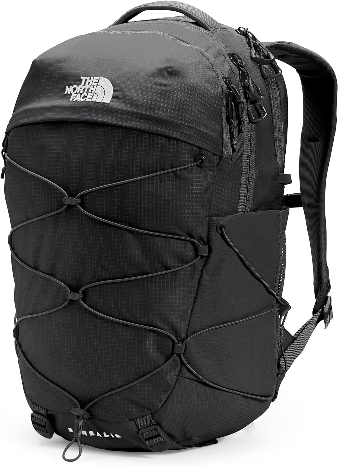 imageThe North Face Womens Borealis Commuter Laptop Backpack Everyday Travel Bag Laptop Sleeve Reflective Details Stone Slab Light HeatherStone Slab One SizeTnf BlackTnf White