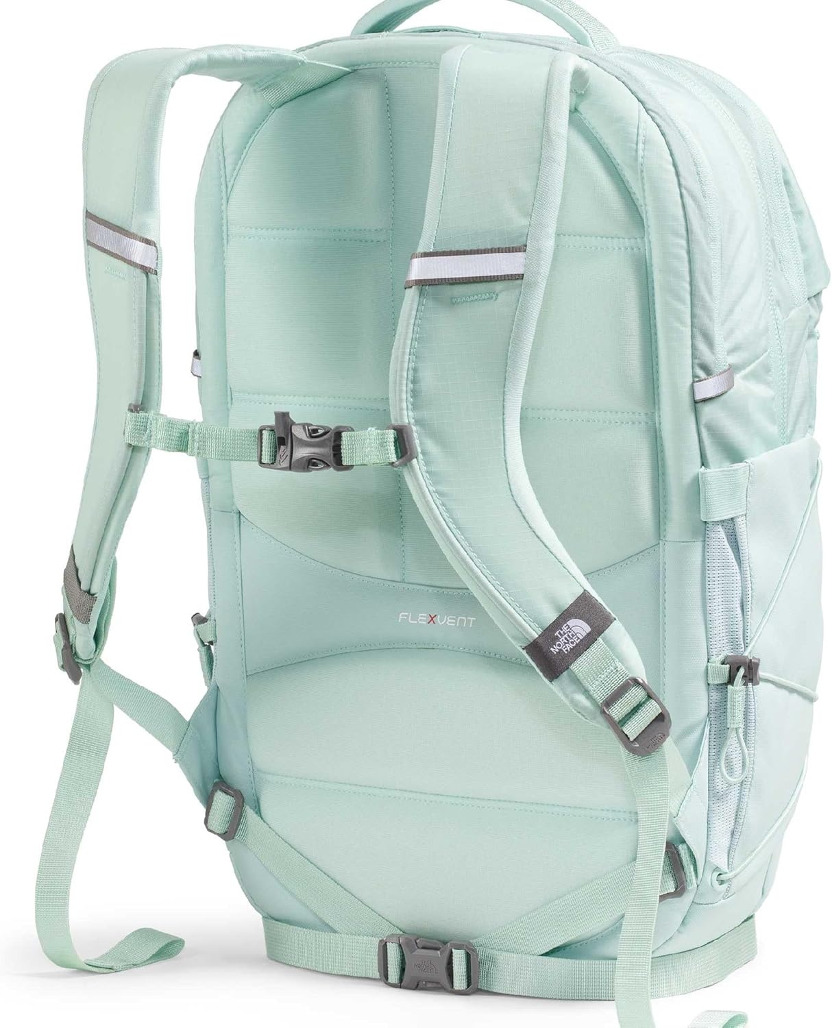 imageThe North Face Womens Borealis Commuter Laptop Backpack Everyday Travel Bag Laptop Sleeve Reflective Details Stone Slab Light HeatherStone Slab One SizeOpal Frost