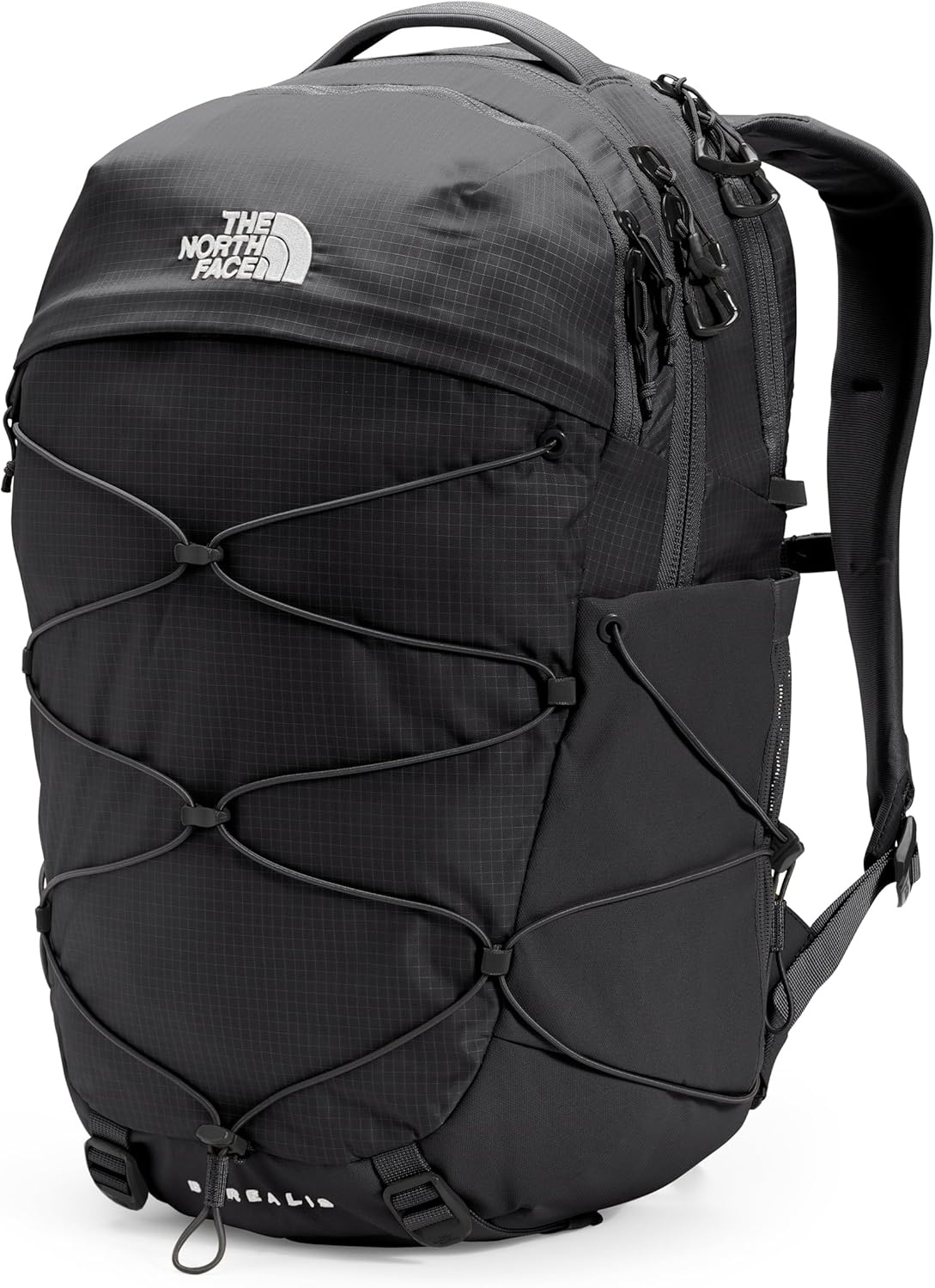 imageThe North Face Womens Borealis Commuter Laptop Backpack Everyday Travel Bag Laptop Sleeve Reflective Details Stone Slab Light HeatherStone Slab One SizeTnf BlackTnf Whitenpf