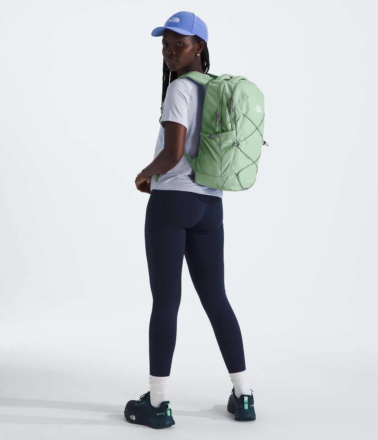 imageThe North Face Womens Jester Everyday Laptop Backpack Commuter Travel Bag Laptop Sleeve WaterRepellent Minimal Grey Dark HeatherMinimal GreyNPF One SizeMisty Sagenpf