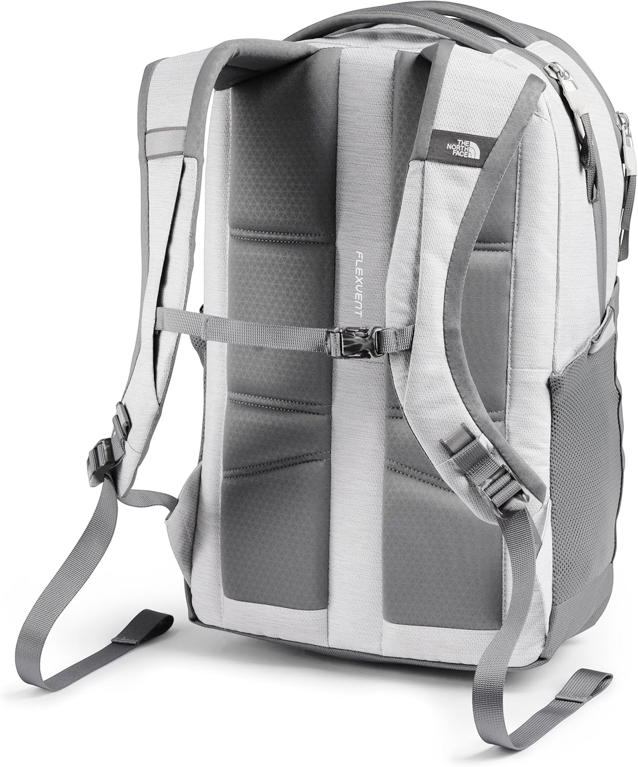 imageThe North Face Womens Jester Everyday Laptop Backpack Commuter Travel Bag Laptop Sleeve WaterRepellent Minimal Grey Dark HeatherMinimal GreyNPF One SizeTnf White Metallic MlangeMid Greynpf