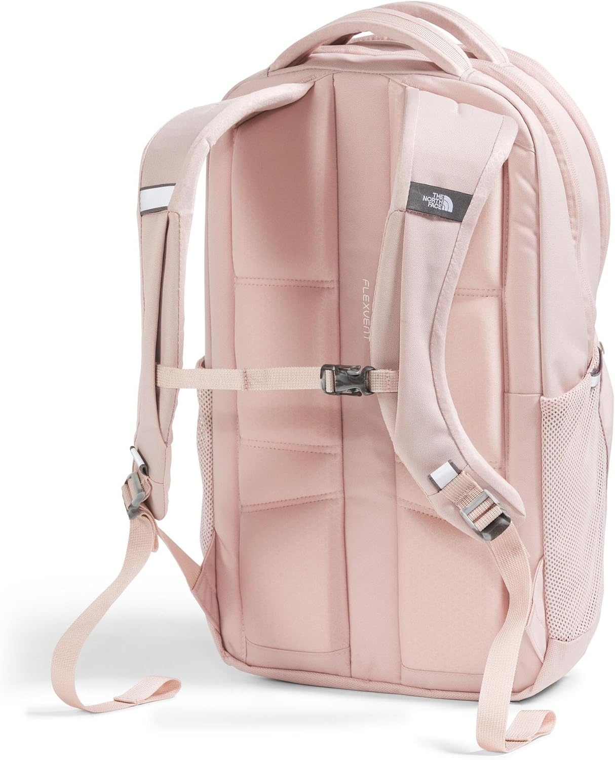 imageThe North Face Womens Jester Everyday Laptop Backpack Commuter Travel Bag Laptop Sleeve WaterRepellent Minimal Grey Dark HeatherMinimal GreyNPF One SizePink Moss