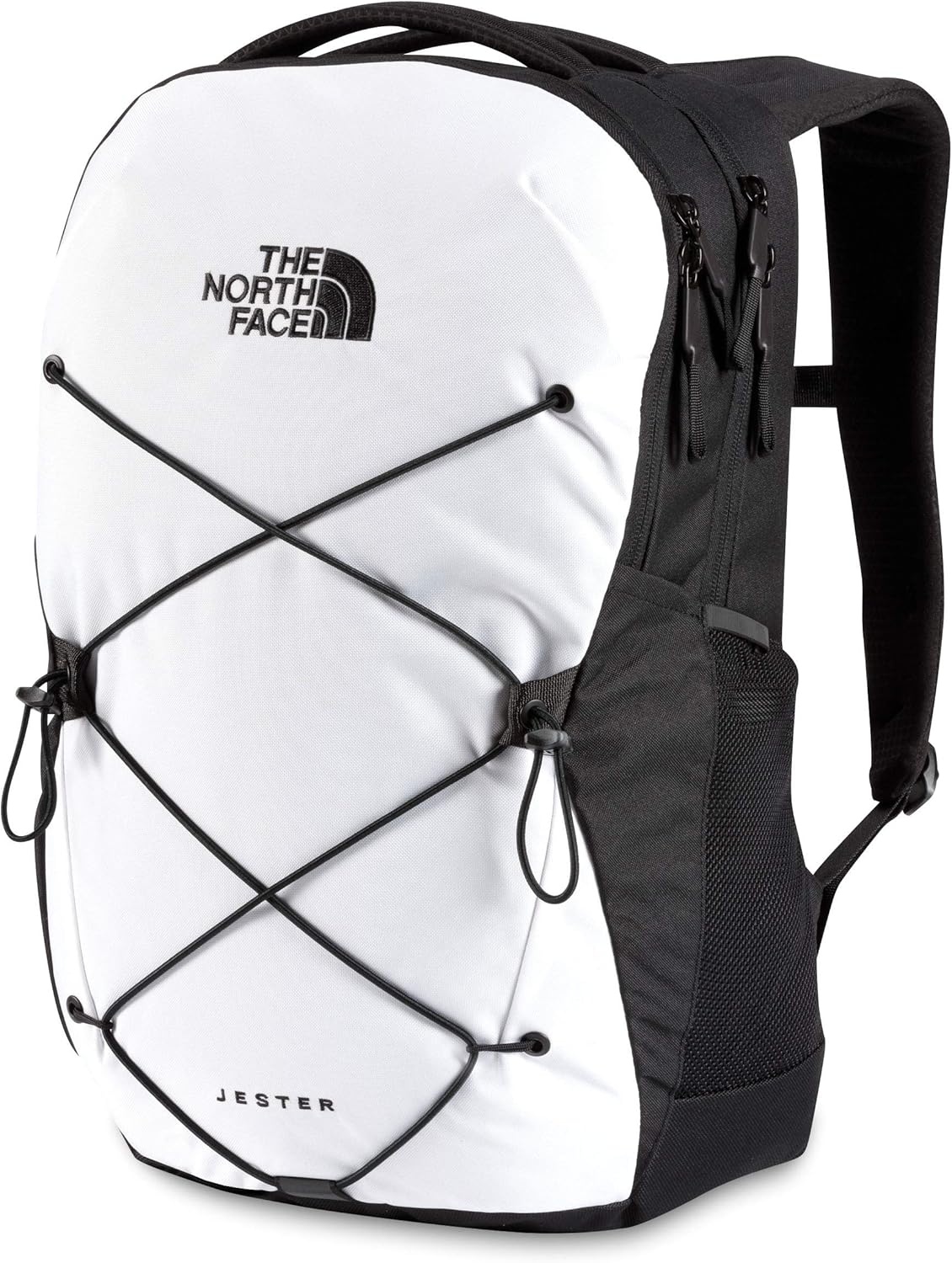 imageThe North Face Womens Jester Everyday Laptop Backpack Commuter Travel Bag Laptop Sleeve WaterRepellent Minimal Grey Dark HeatherMinimal GreyNPF One SizeTnf WhiteTnf Black