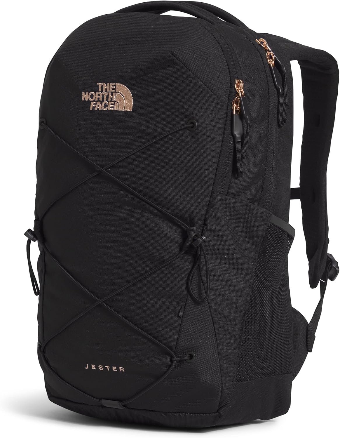 imageThe North Face Womens Jester Everyday Laptop Backpack Commuter Travel Bag Laptop Sleeve WaterRepellent Minimal Grey Dark HeatherMinimal GreyNPF One SizeTnf BlackBurnt Coral Metallic 1