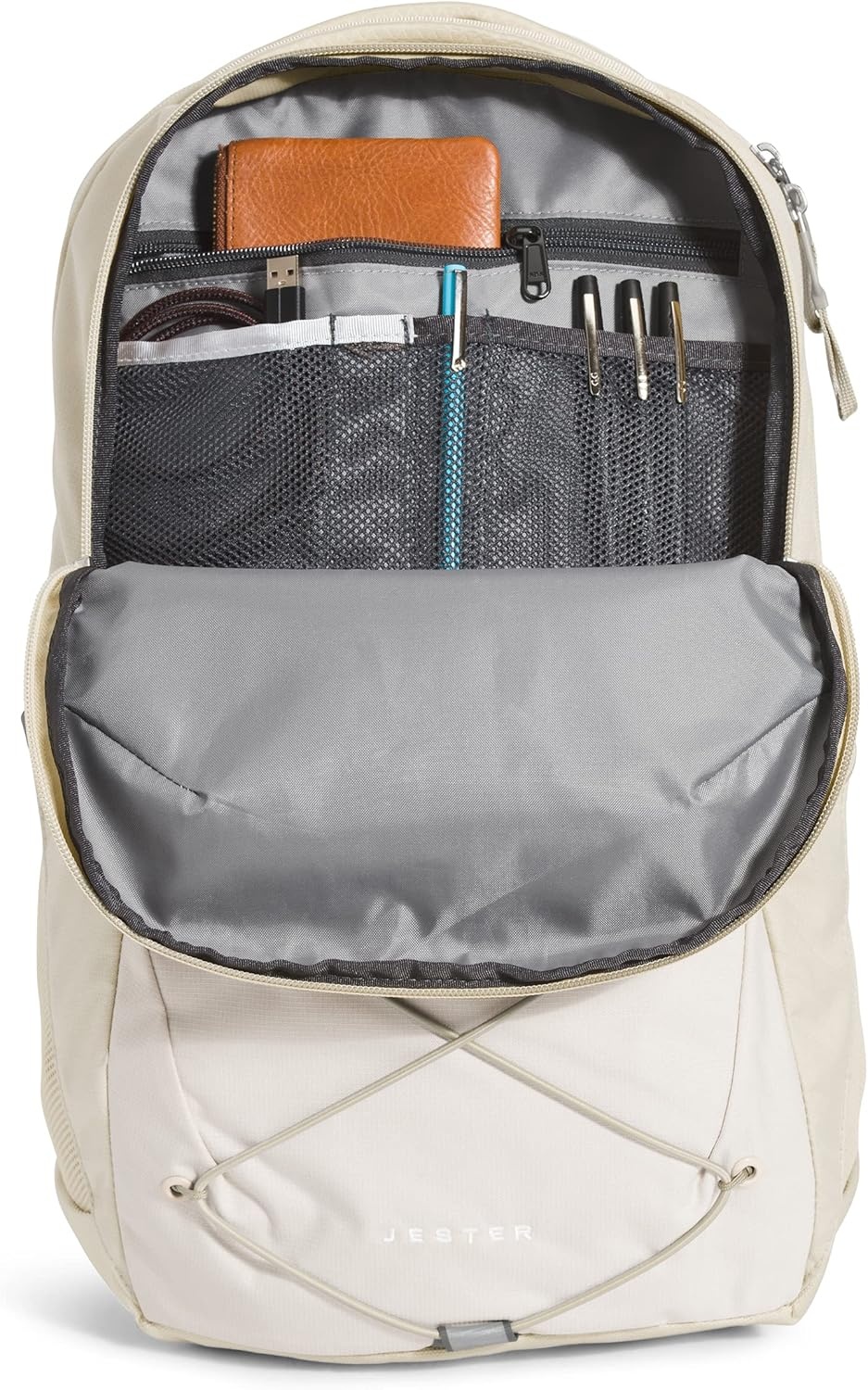 imageThe North Face Womens Jester Everyday Laptop Backpack Commuter Travel Bag Laptop Sleeve WaterRepellent Minimal Grey Dark HeatherMinimal GreyNPF One SizeIcecap Blue Fall Wanderer PrintIcecap BlueGravel