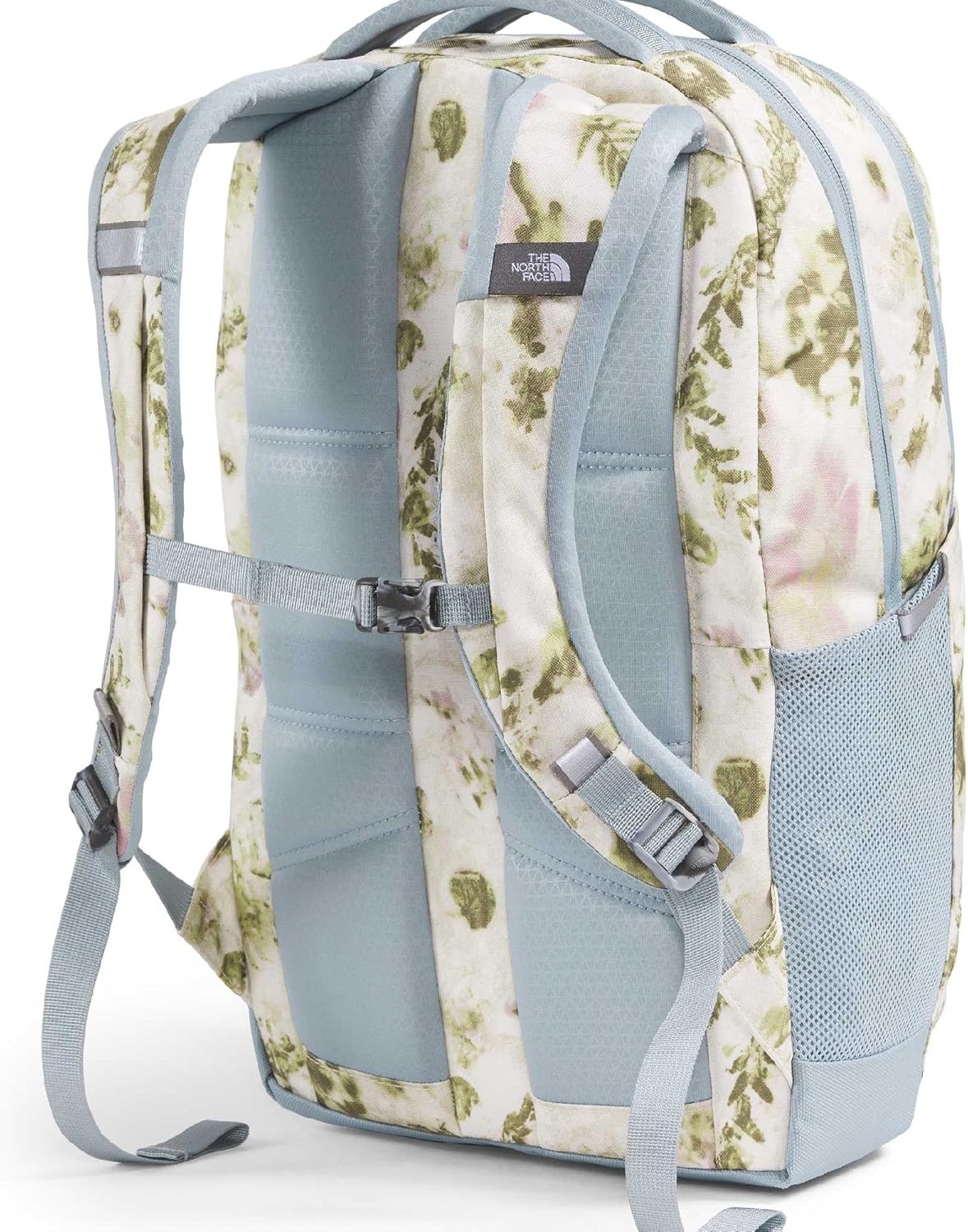 imageThe North Face Womens Jester Everyday Laptop Backpack Commuter Travel Bag Laptop Sleeve WaterRepellent Minimal Grey Dark HeatherMinimal GreyNPF One SizeDesert Stone Floral Dye PrintFrost Grey