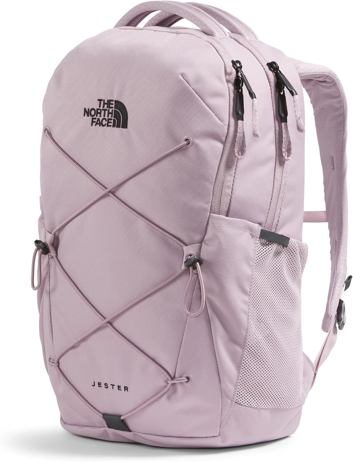 imageThe North Face Womens Jester Everyday Laptop Backpack Commuter Travel Bag Laptop Sleeve WaterRepellent Minimal Grey Dark HeatherMinimal GreyNPF One SizeAshen PurpleTnf Black