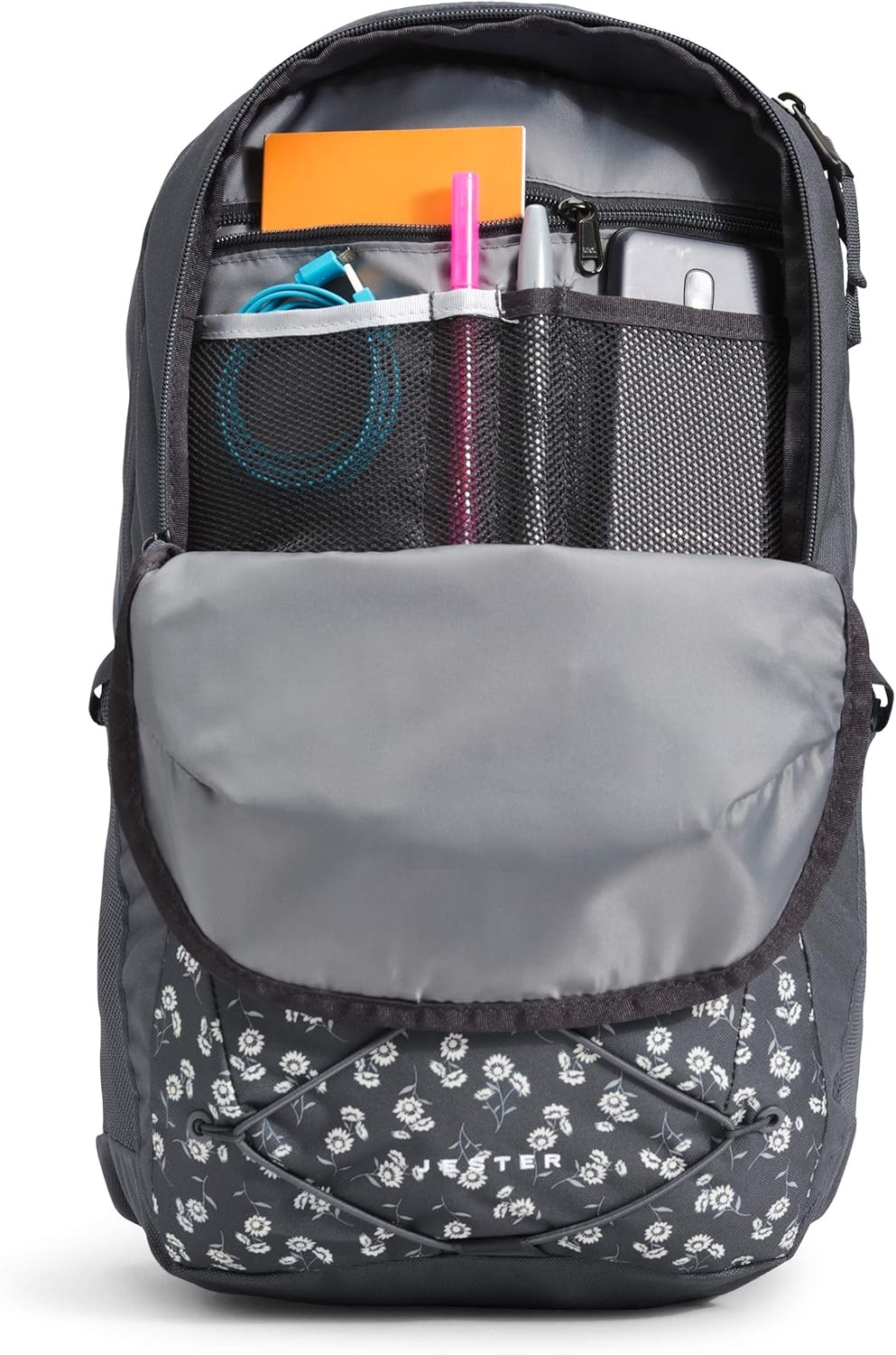 imageThe North Face Womens Jester Everyday Laptop Backpack Commuter Travel Bag Laptop Sleeve WaterRepellent Minimal Grey Dark HeatherMinimal GreyNPF One SizeVintage White Dark HeatherAsphalt Grey Dark Heather