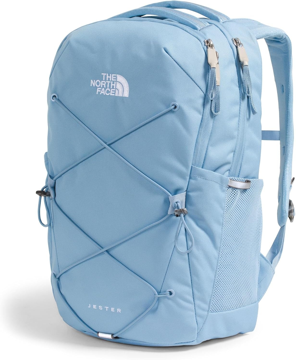 imageThe North Face Womens Jester Everyday Laptop Backpack Commuter Travel Bag Laptop Sleeve WaterRepellent Minimal Grey Dark HeatherMinimal GreyNPF One SizeSteel Blue