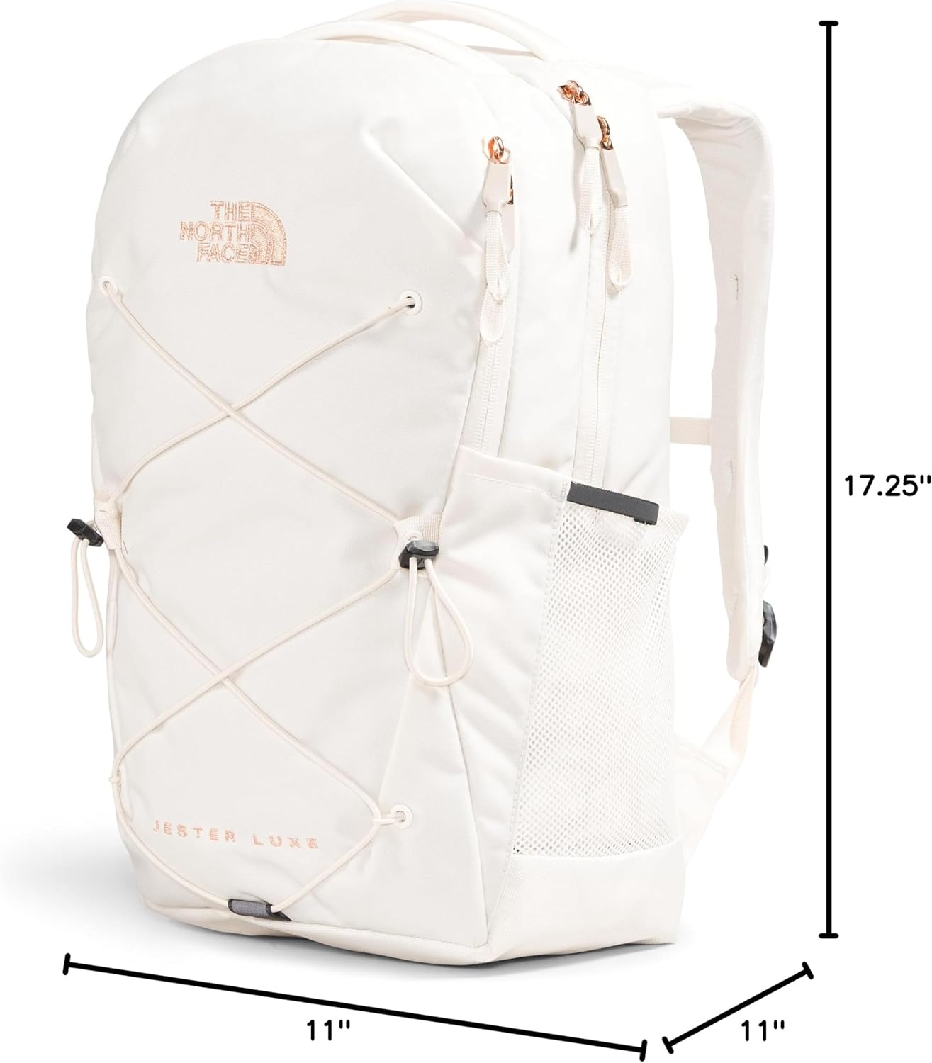 imageThe North Face Womens Jester Everyday Laptop Backpack Commuter Travel Bag Laptop Sleeve WaterRepellent Minimal Grey Dark HeatherMinimal GreyNPF One SizeGardenia WhiteBurnt Coral Metallic