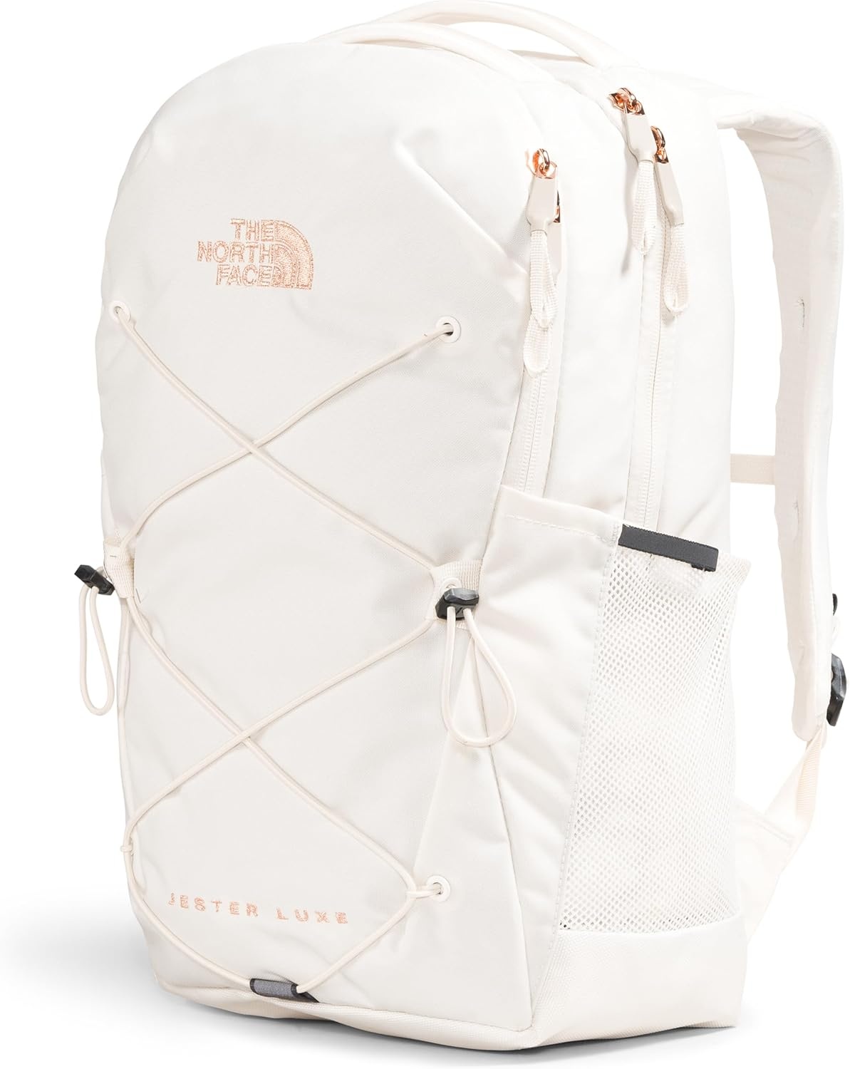 imageThe North Face Womens Jester Everyday Laptop Backpack Commuter Travel Bag Laptop Sleeve WaterRepellent Minimal Grey Dark HeatherMinimal GreyNPF One SizeGardenia WhiteBurnt Coral Metallic