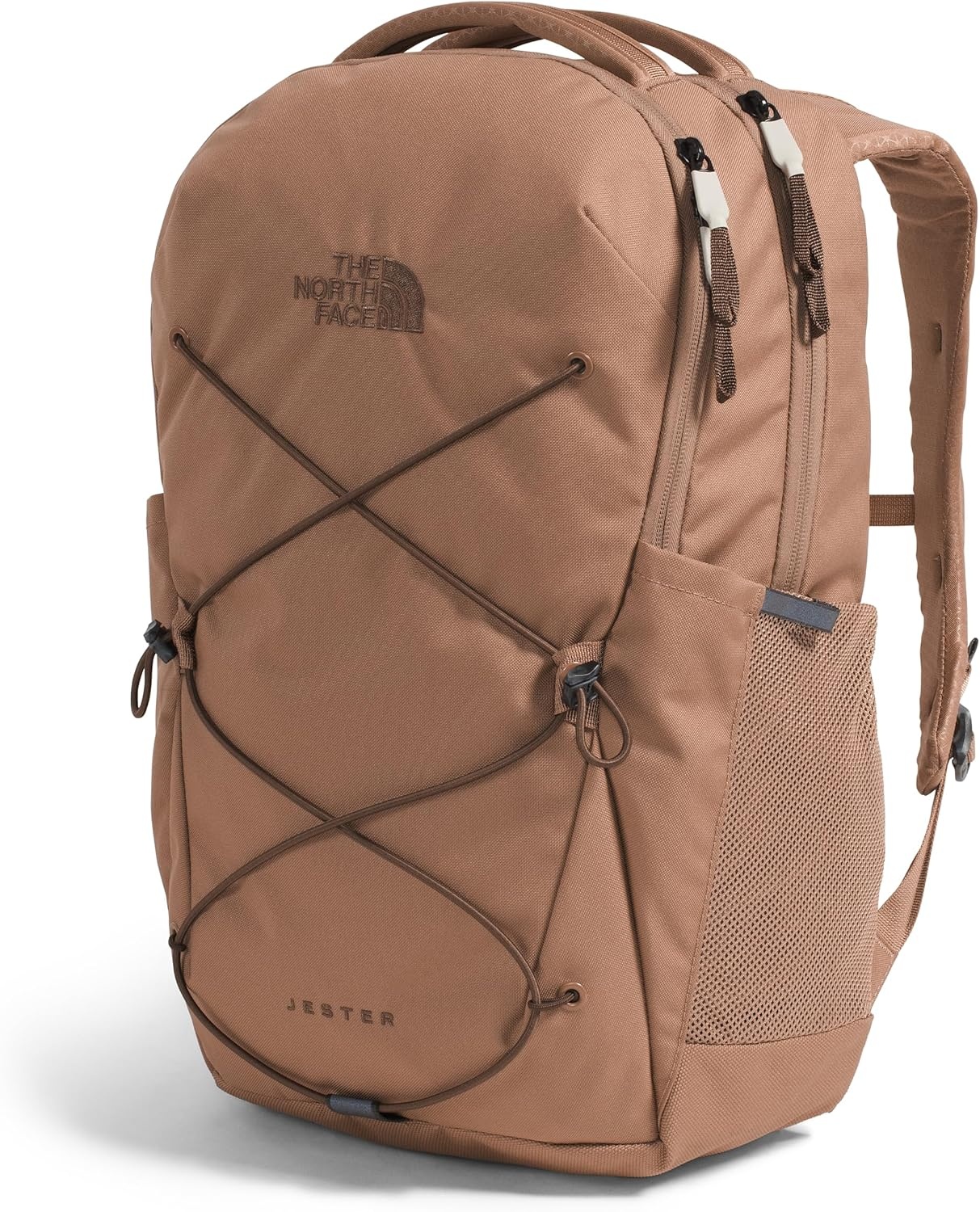 imageThe North Face Womens Jester Everyday Laptop Backpack Commuter Travel Bag Laptop Sleeve WaterRepellent Minimal Grey Dark HeatherMinimal GreyNPF One SizeLatteSmokey Brown