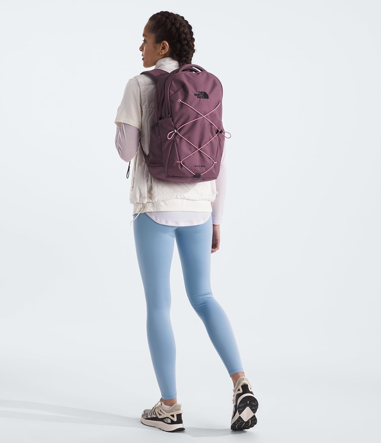 imageThe North Face Womens Jester Everyday Laptop Backpack Commuter Travel Bag Laptop Sleeve WaterRepellent Minimal Grey Dark HeatherMinimal GreyNPF One SizeMidnight MauveMauve