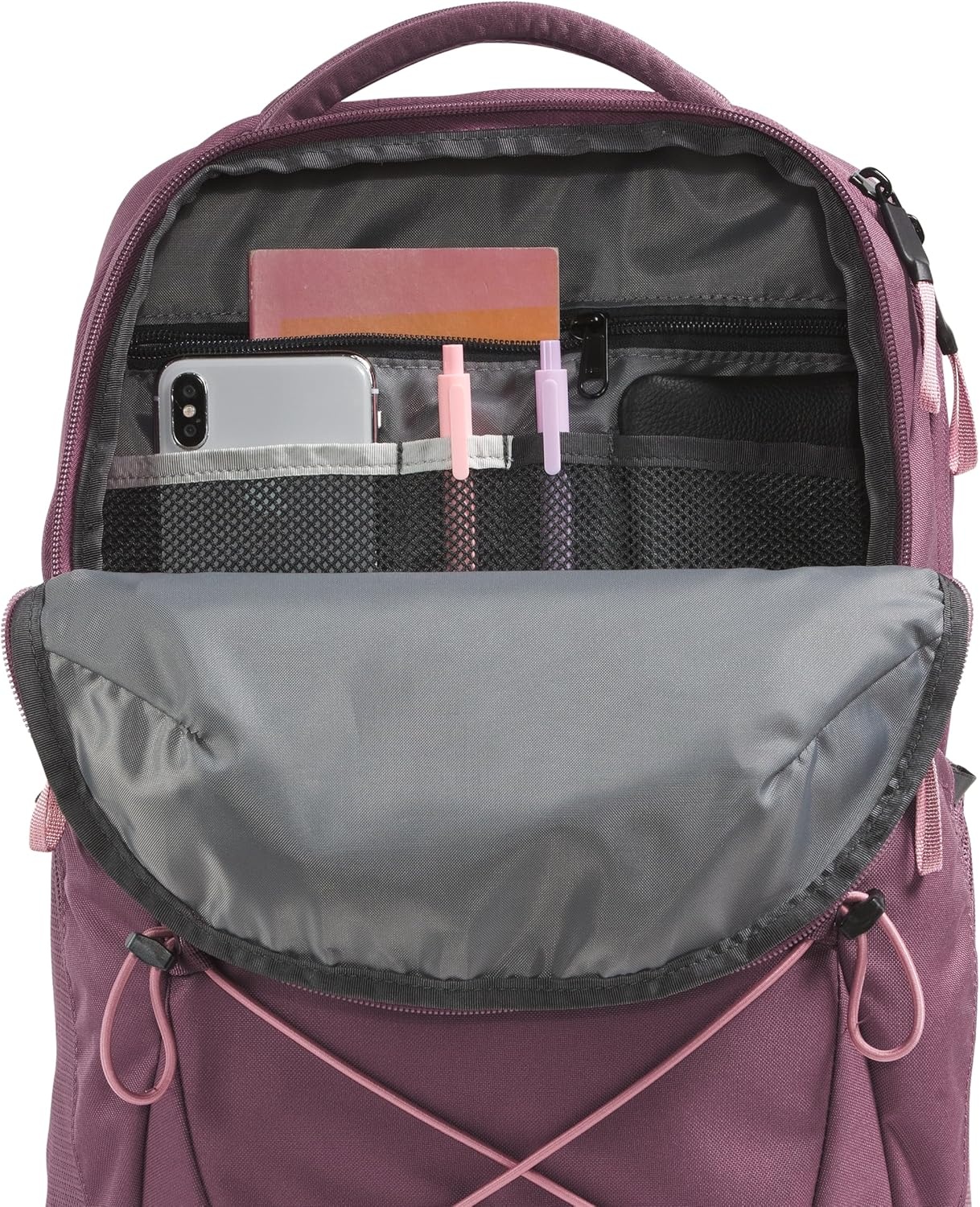 imageThe North Face Womens Jester Everyday Laptop Backpack Commuter Travel Bag Laptop Sleeve WaterRepellent Minimal Grey Dark HeatherMinimal GreyNPF One SizeMidnight MauveMauve