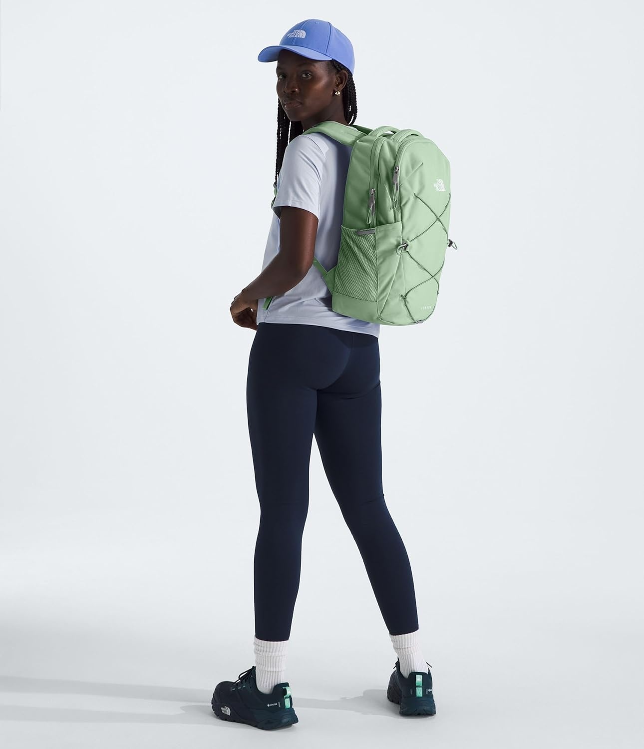 imageThe North Face Womens Jester Everyday Laptop Backpack Commuter Travel Bag Laptop Sleeve WaterRepellent Minimal Grey Dark HeatherMinimal GreyNPF One SizeMisty Sagenpf
