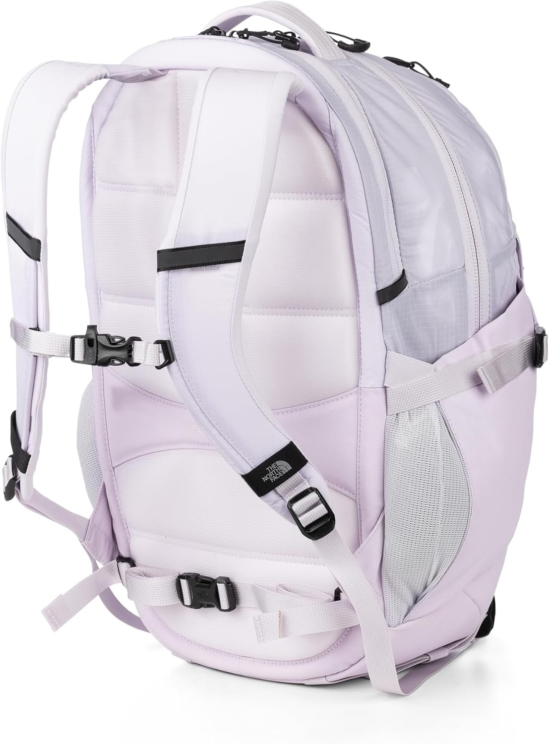 imageThe North Face Womens Recon Everyday Laptop Backpack Commuter Travel Bag 18 Laptop Sleeve WaterRepellent TNF White Metallic MlangeMid GreyNPF One SizeLavender FogTnf Black