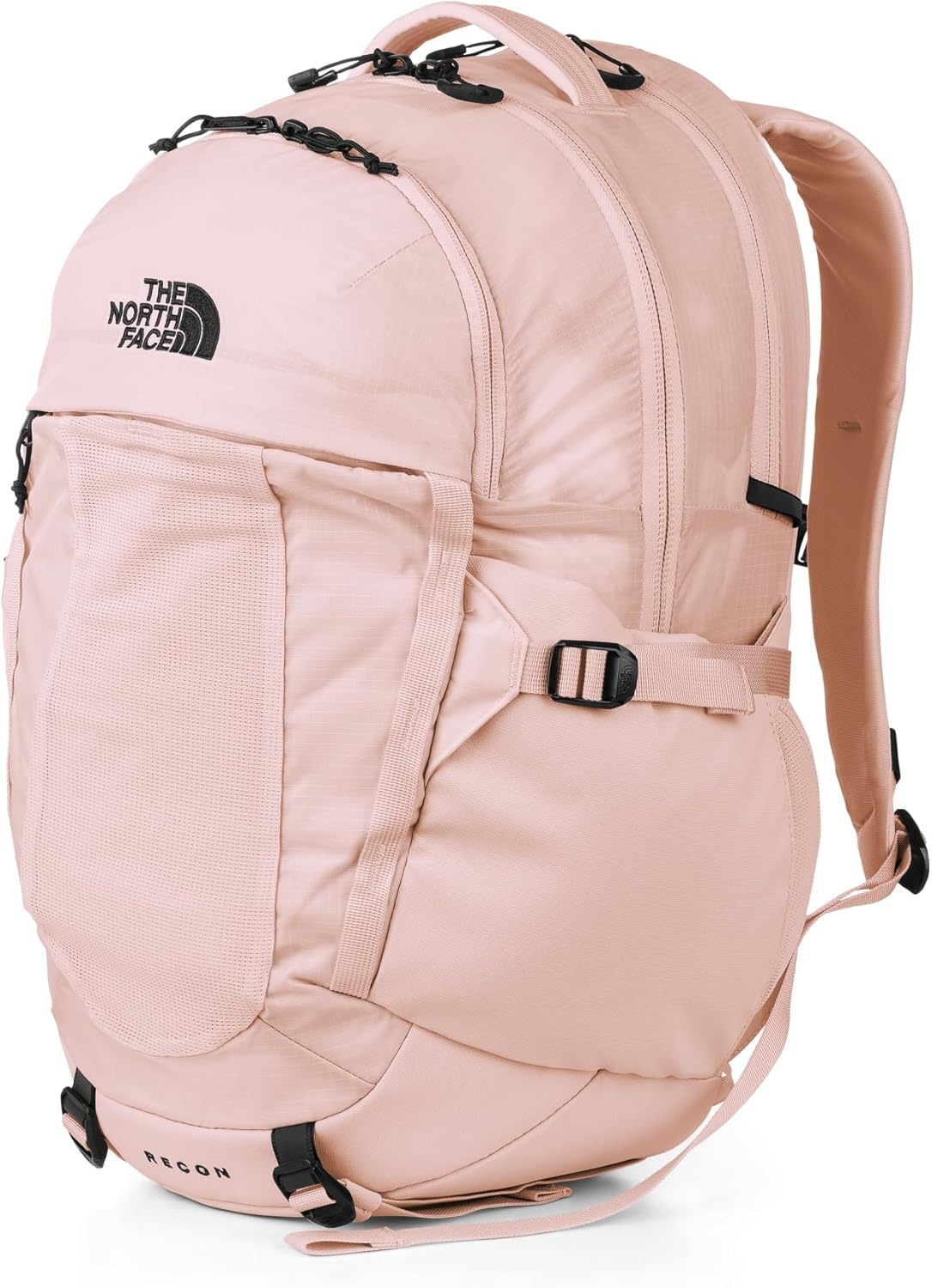 imageThe North Face Womens Recon Everyday Laptop Backpack Commuter Travel Bag 18 Laptop Sleeve WaterRepellent TNF White Metallic MlangeMid GreyNPF One SizePink SaltTnf Black