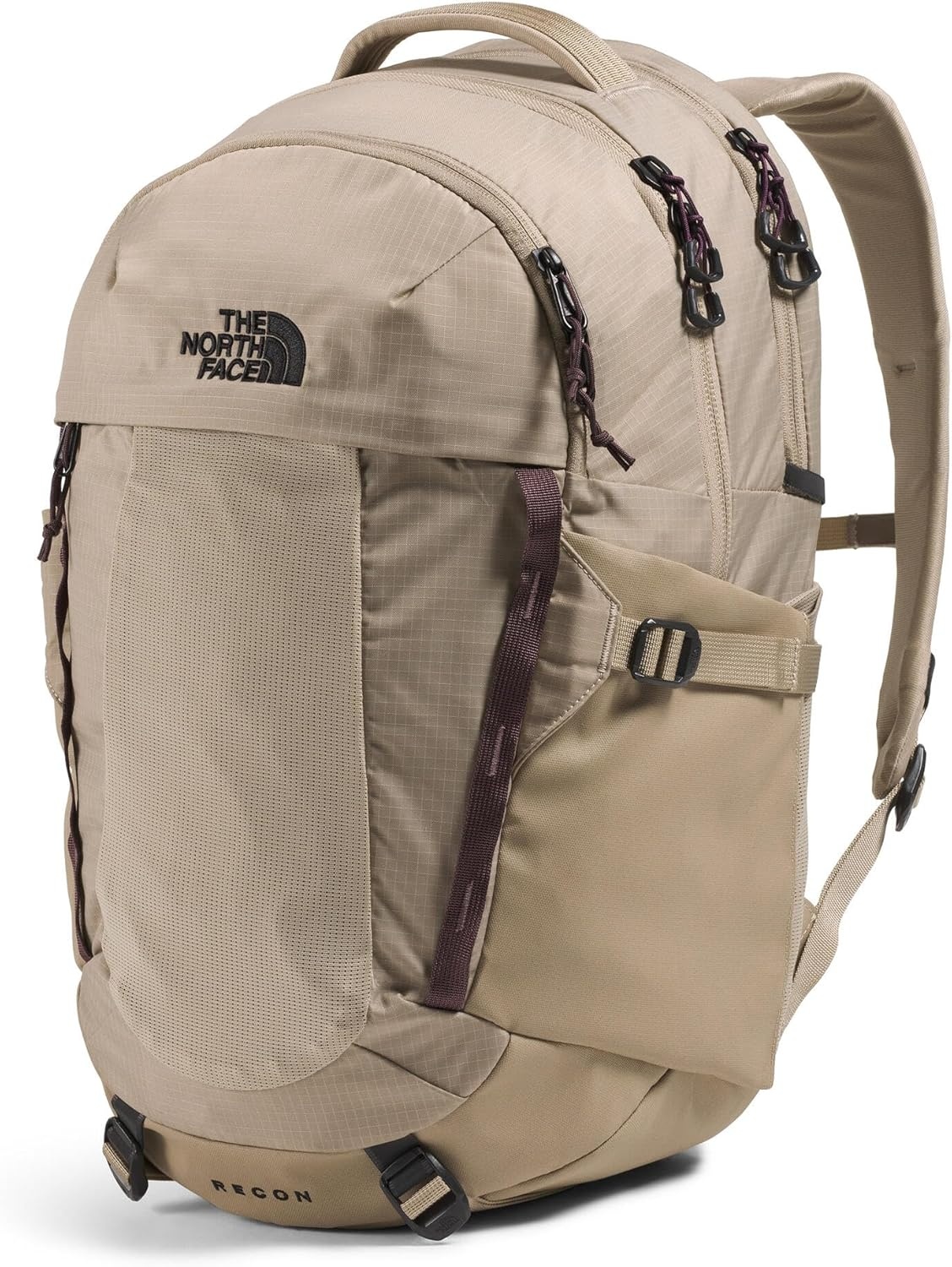 imageThe North Face Womens Recon Everyday Laptop Backpack Commuter Travel Bag 18 Laptop Sleeve WaterRepellent TNF White Metallic MlangeMid GreyNPF One SizeMushroom GreyTawny Quartz