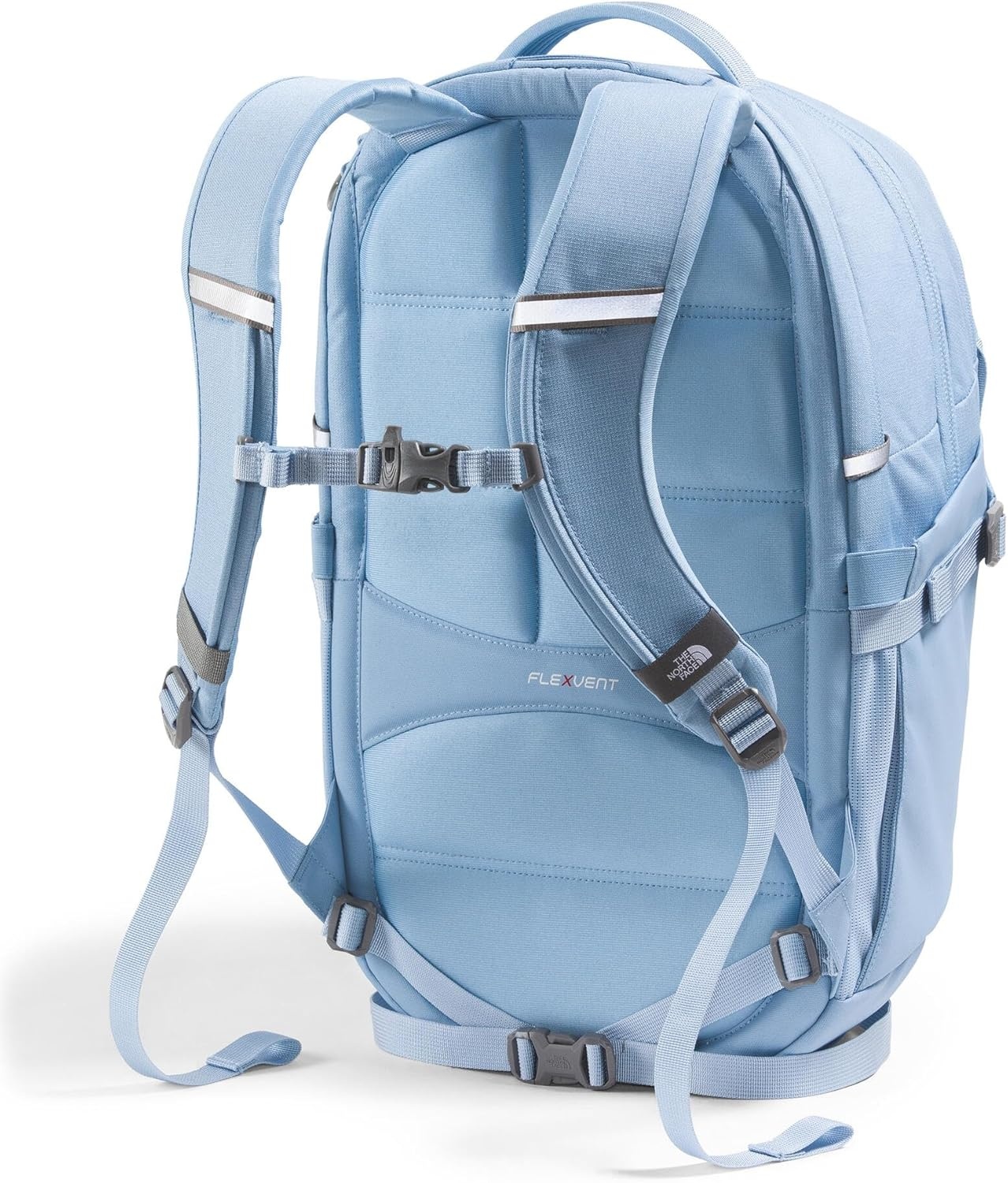 imageThe North Face Womens Recon Everyday Laptop Backpack Commuter Travel Bag 18 Laptop Sleeve WaterRepellent TNF White Metallic MlangeMid GreyNPF One SizeSteel Blue Dark HeatherSteel Bluenpf