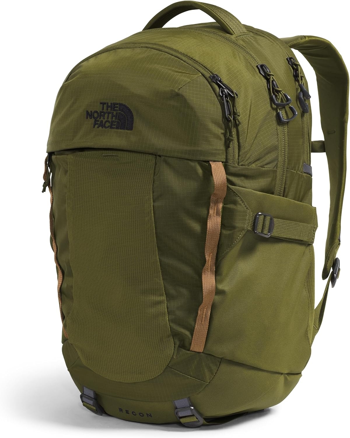 imageThe North Face Womens Recon Everyday Laptop Backpack Commuter Travel Bag 18 Laptop Sleeve WaterRepellent TNF White Metallic MlangeMid GreyNPF One SizeForest OliveUtility Brown