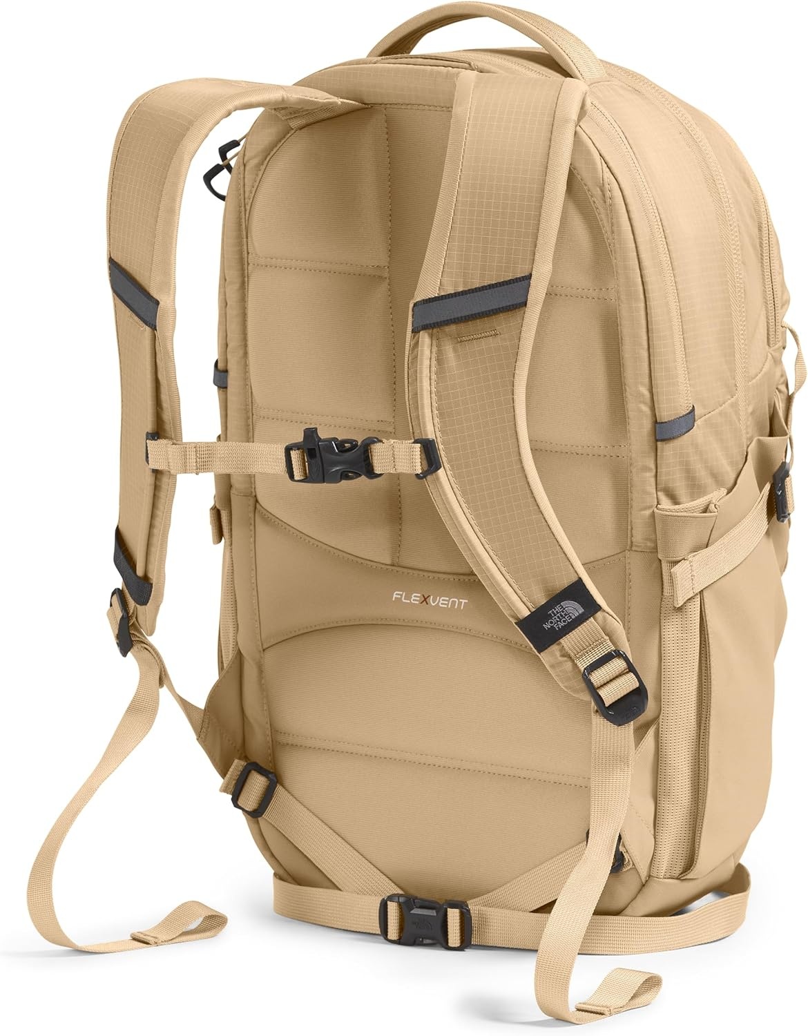 imageThe North Face Womens Recon Everyday Laptop Backpack Commuter Travel Bag 18 Laptop Sleeve WaterRepellent TNF White Metallic MlangeMid GreyNPF One SizeKhaki Stone