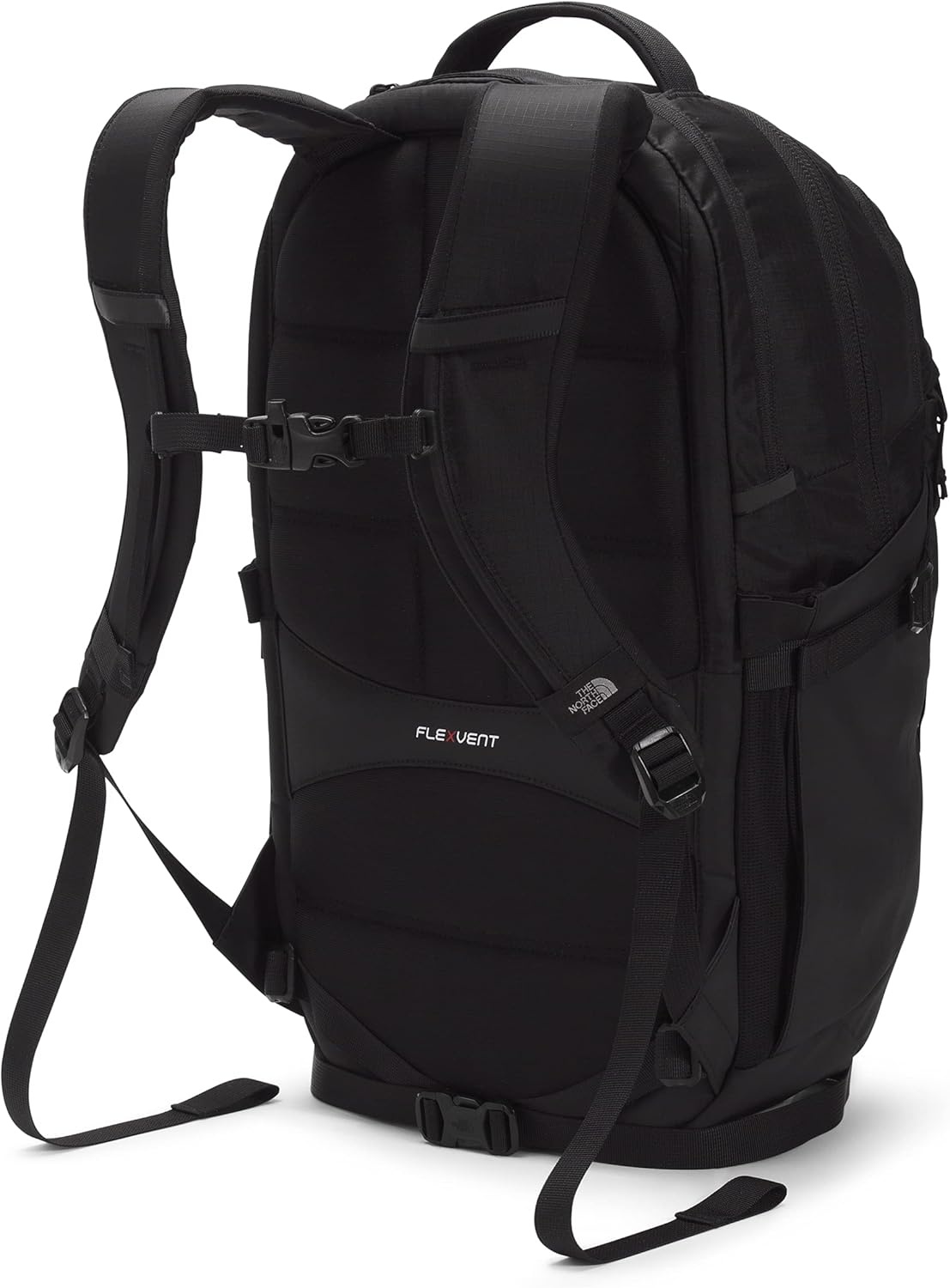 imageThe North Face Womens Recon Everyday Laptop Backpack Commuter Travel Bag 18 Laptop Sleeve WaterRepellent TNF White Metallic MlangeMid GreyNPF One SizeTNF BlackTNF Black