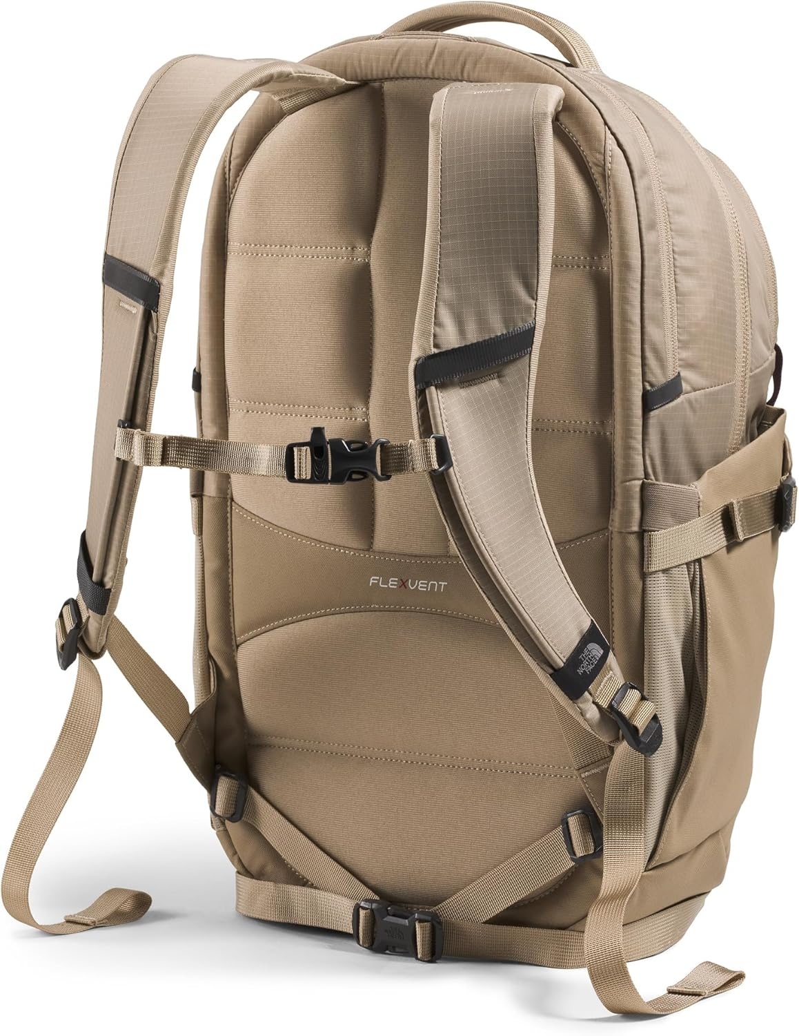 imageThe North Face Womens Recon Everyday Laptop Backpack Commuter Travel Bag 18 Laptop Sleeve WaterRepellent TNF White Metallic MlangeMid GreyNPF One SizeMushroom GreyTawny Quartz