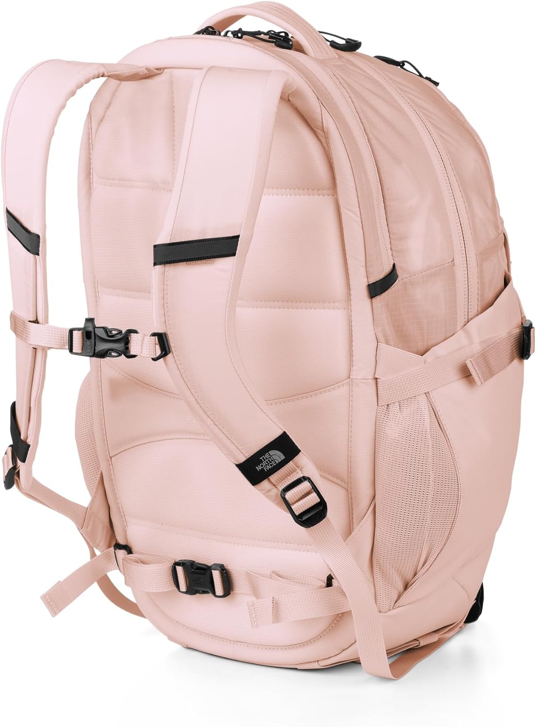 imageThe North Face Womens Recon Everyday Laptop Backpack Commuter Travel Bag 18 Laptop Sleeve WaterRepellent TNF White Metallic MlangeMid GreyNPF One SizePink SaltTnf Black