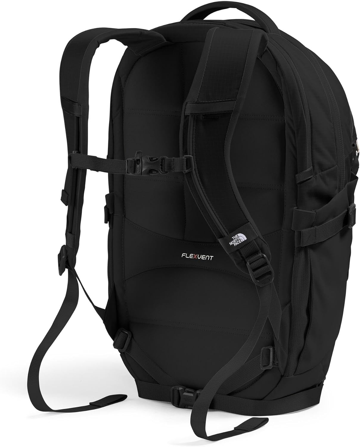 imageThe North Face Womens Recon Everyday Laptop Backpack Commuter Travel Bag 18 Laptop Sleeve WaterRepellent TNF White Metallic MlangeMid GreyNPF One SizeTnf BlackTnf Blacknpf