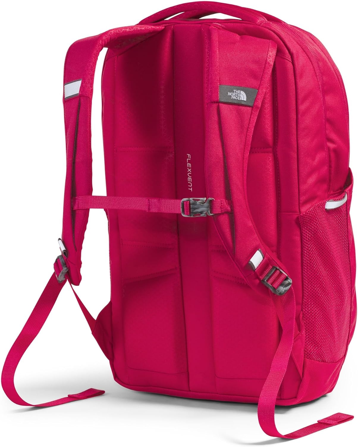 imageThe North Face Womens Vault Everyday Laptop Backpack Commuter Travel Bag WaterRepellent Spacious Main Compartment TNF White Metallic MlangeMid GreyNPF One SizeLali GuranRhododendron