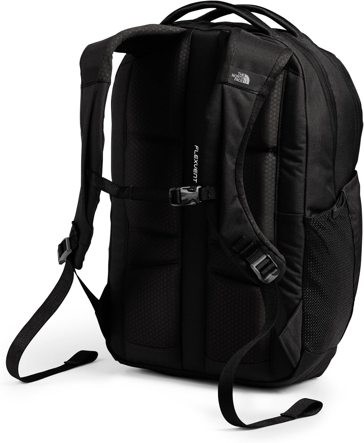 imageThe North Face Womens Vault Everyday Laptop Backpack Commuter Travel Bag WaterRepellent Spacious Main Compartment TNF White Metallic MlangeMid GreyNPF One SizeTnf Blacknpf