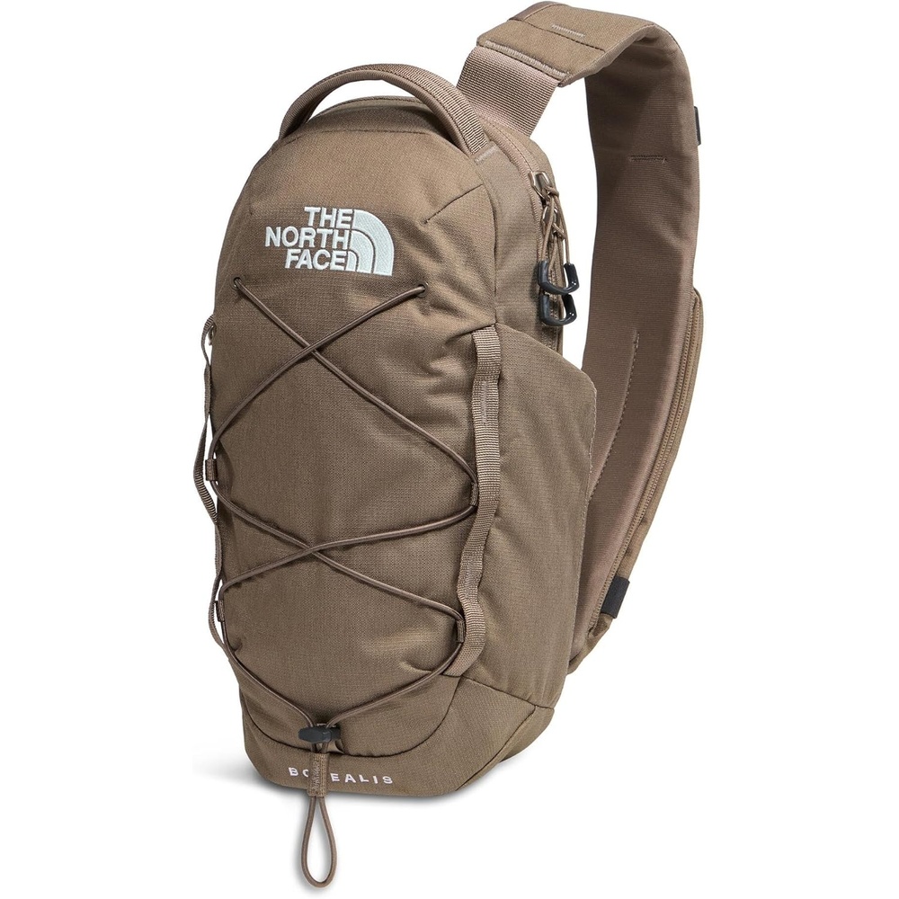 imageTHE NORTH FACE Borealis SIing Bag Crossbody Adjustable Strap Water Repellent Finish Multiple Compartments Tablet SleeveGarnet Dark HeatherGarnet