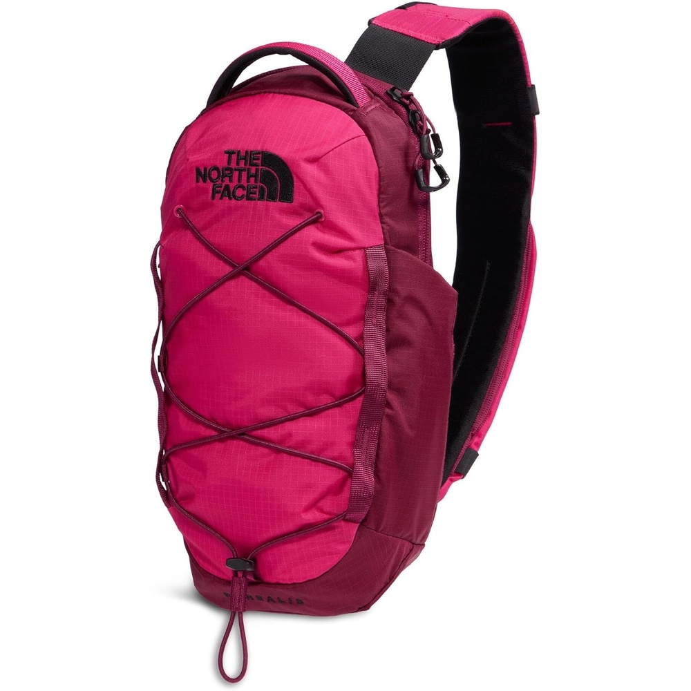 imageTHE NORTH FACE Borealis SIing Bag Crossbody Adjustable Strap Water Repellent Finish Multiple Compartments Tablet SleeveLali GuranBurgundy CrushTnf Black