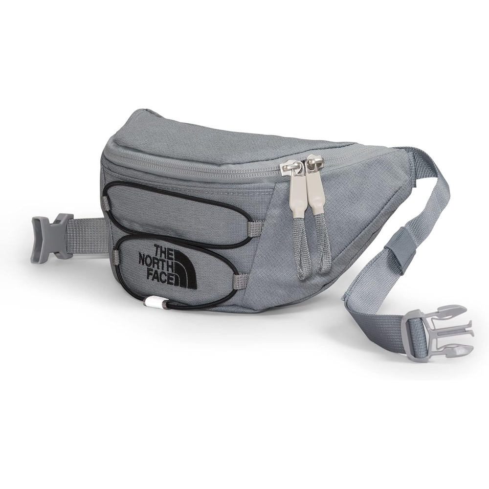 imageTHE NORTH FACE Jester Lumbar Pack Fanny Pack With Water Repellent Finish 22 Liters Crossbody Adjustable StrapMid Grey Dark HeatherTNF Black
